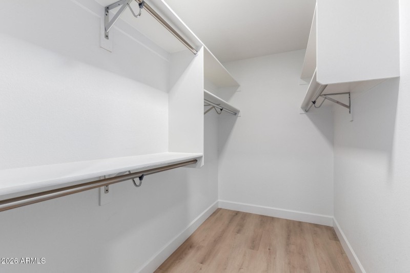 Primary walk-in closet