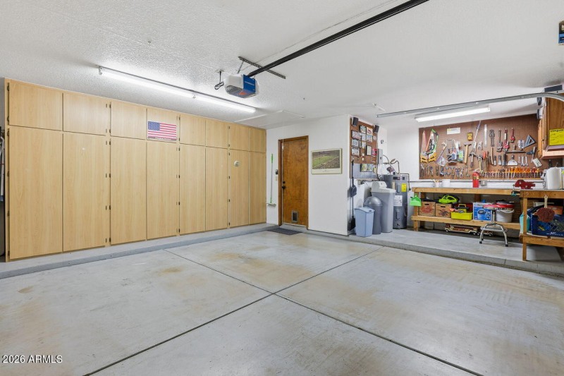 large 2.5 car garage