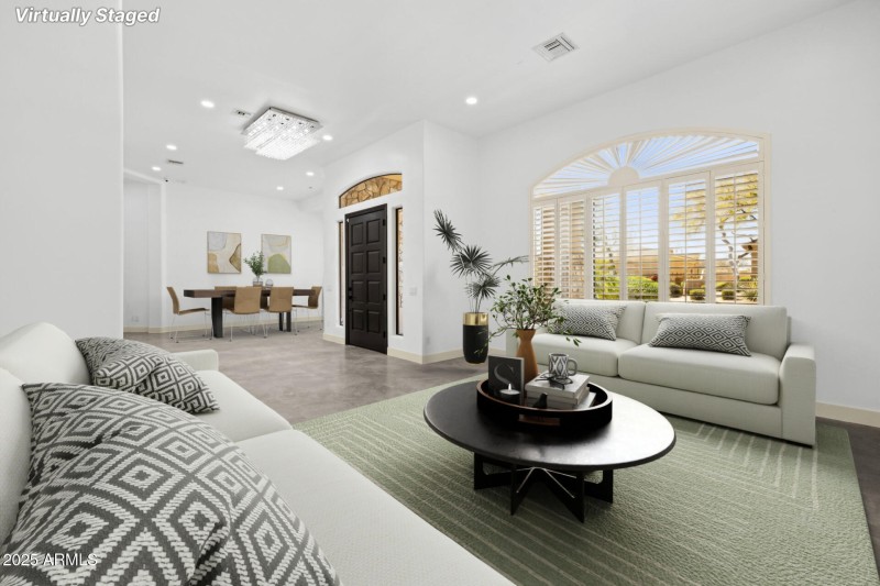 Formal Dining and Sitting Room Staged