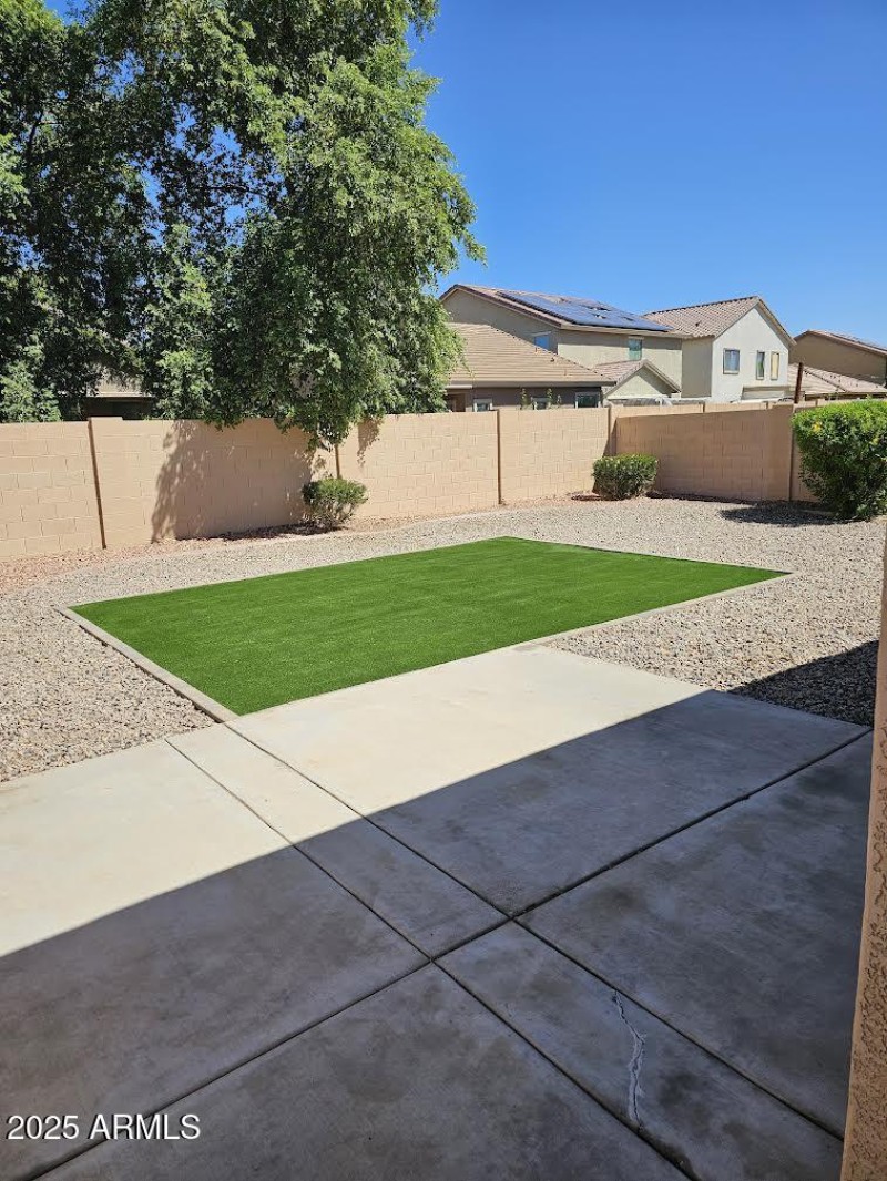 Extended Patio & new turf