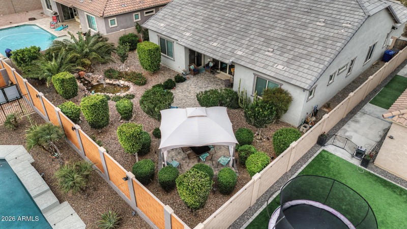 Arroyo Verde Aerial backyard