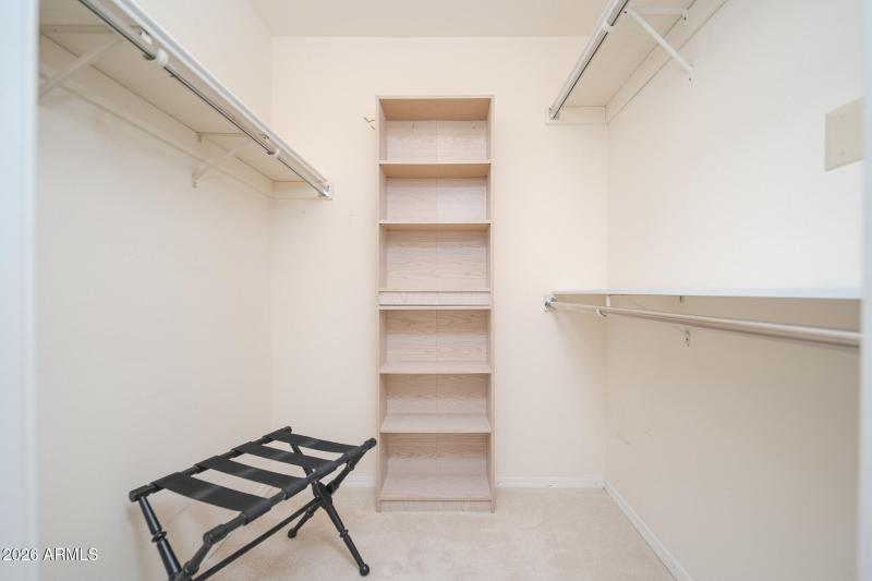 Large walk in closet