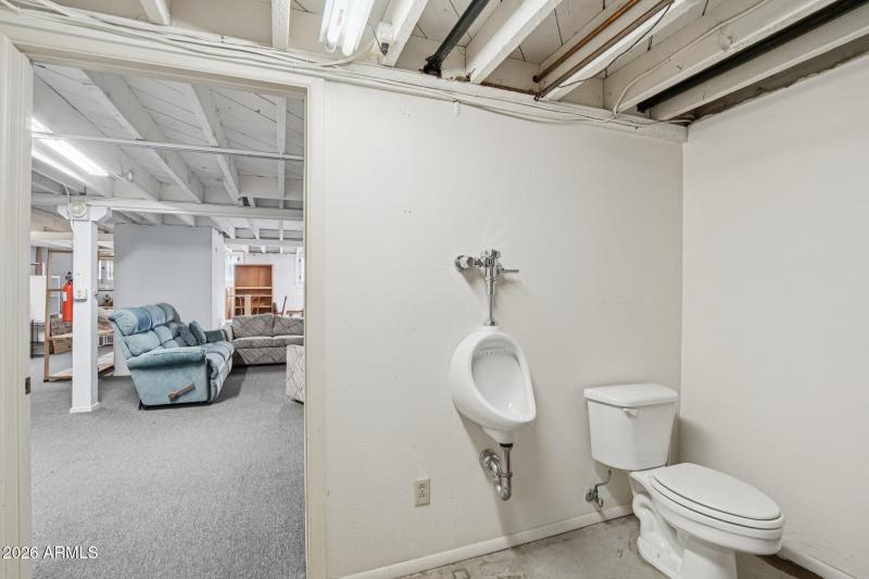 Basement bathroom