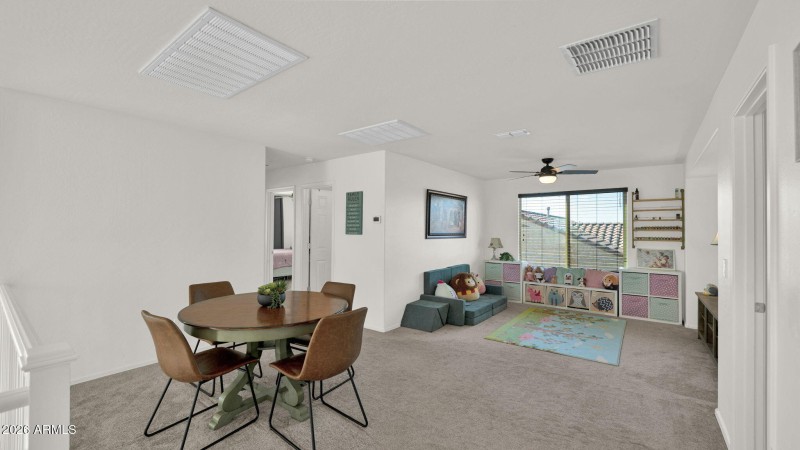 Second Floor Loft Entertainment Space