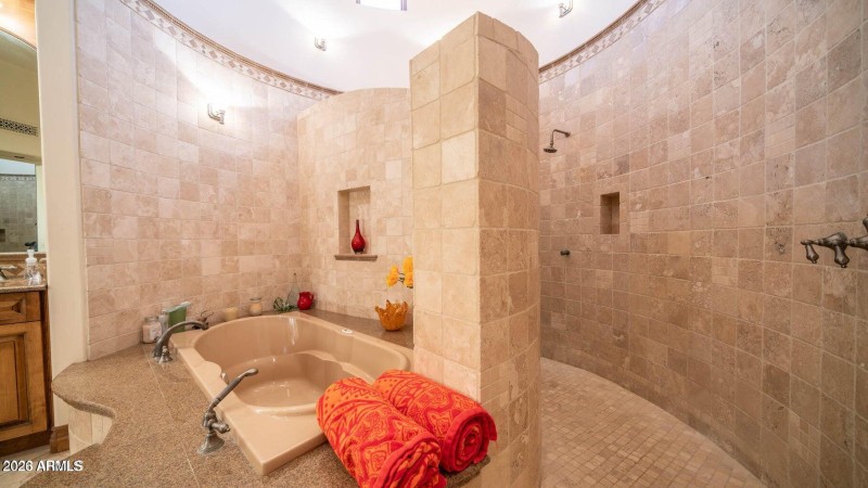 TUB AND HUGH WALK-IN SHOWER