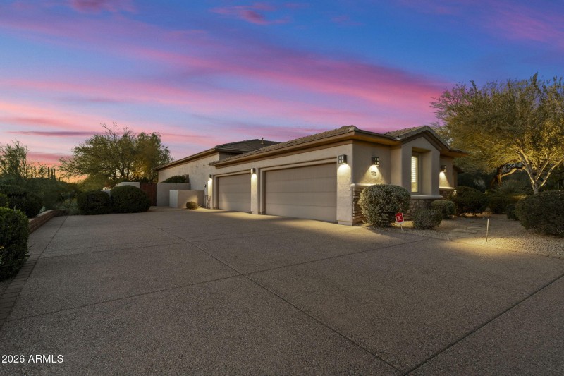 Oversized 4 car garage