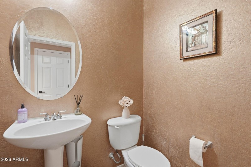 Powder room first floor