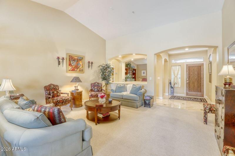 Separate family room off foyer