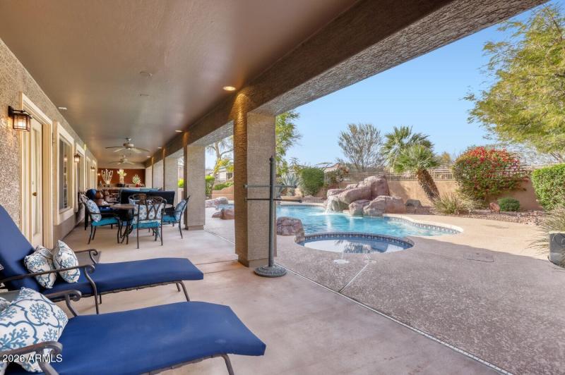Extended Covered Private Patio