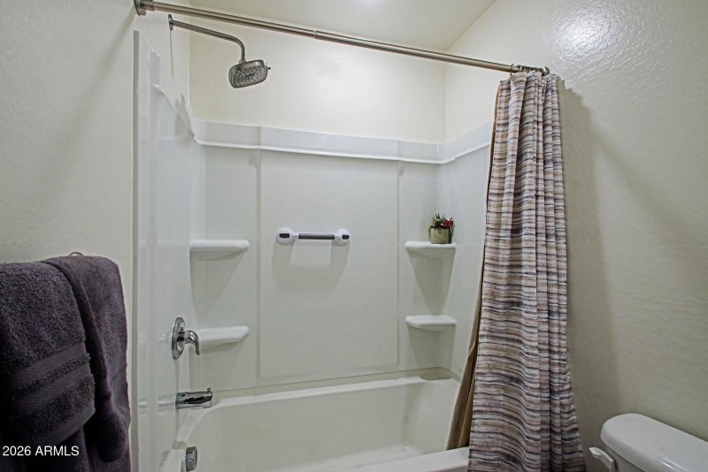 Guest bathtub shower