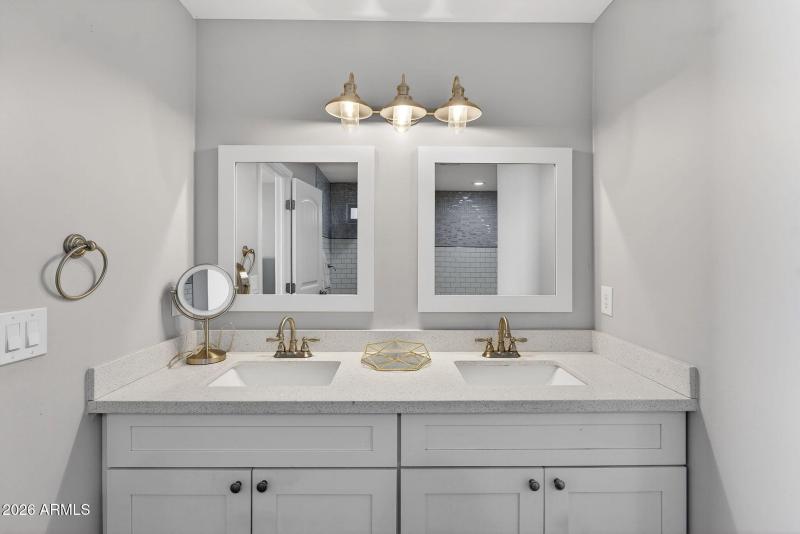 Primary Bath with dual vanities