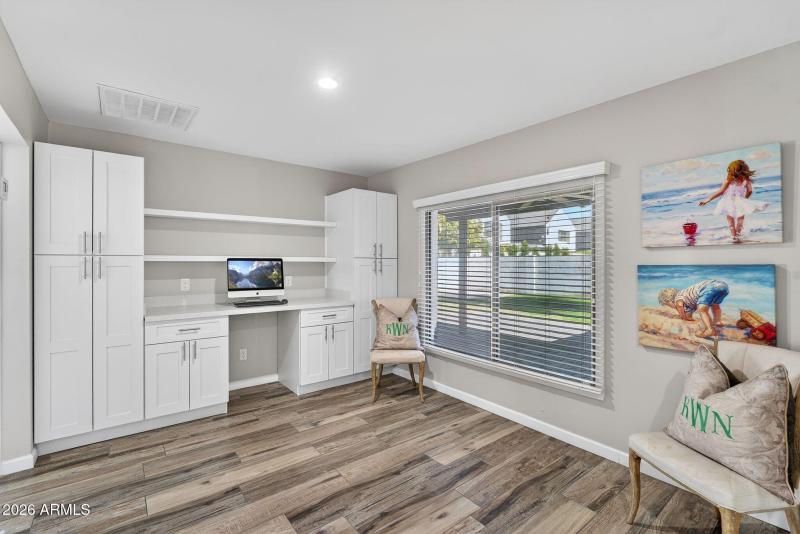 Built in Office Area