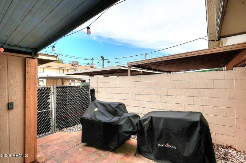 Extended Patio-BBQ Grill Area