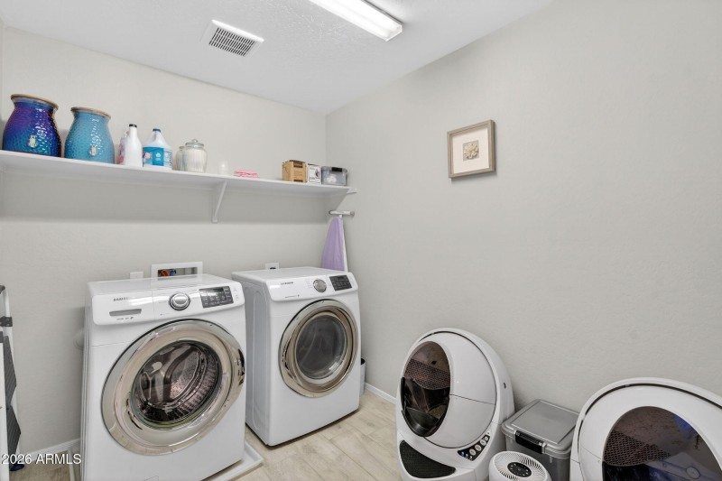 Upstairs Laundry room