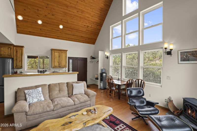 Living Room - Vaulted Ceiling