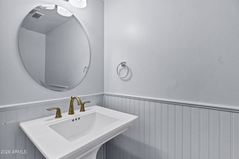 Downstairs half bath