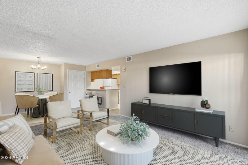 Staged Great Room Modern