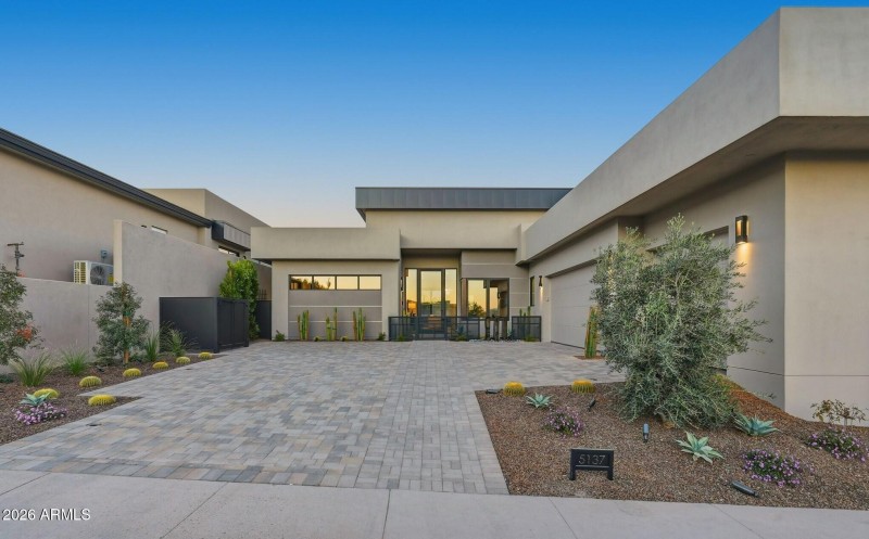 002_Twilight Exterior Front Garage