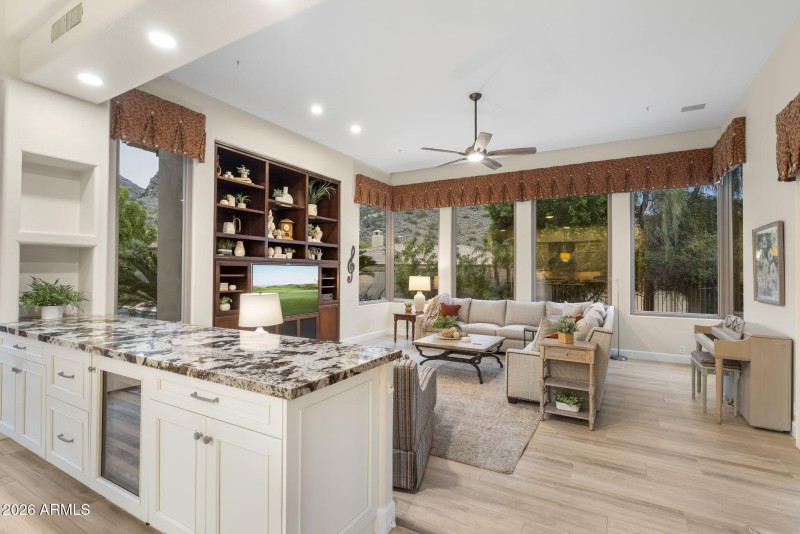 Kitchen to Family Room