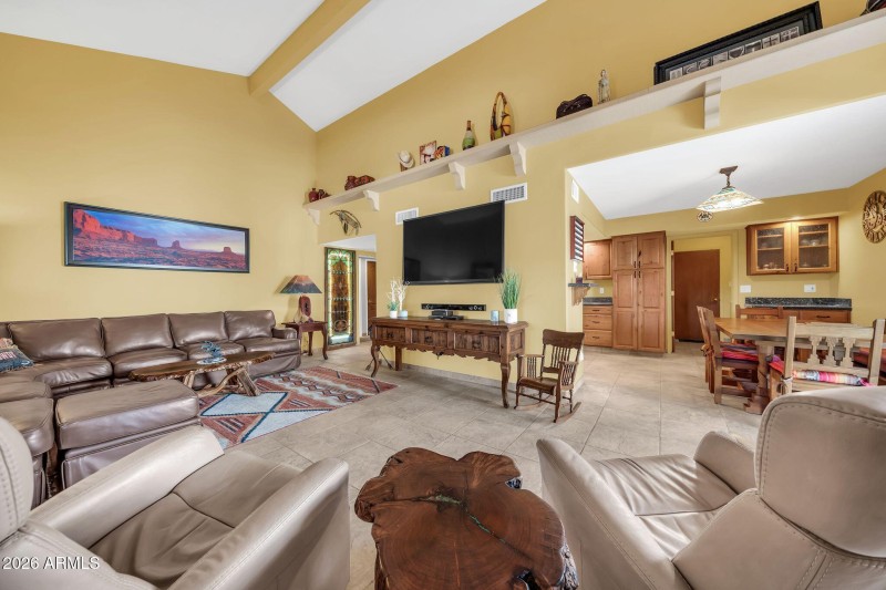 Easy care tile flooring