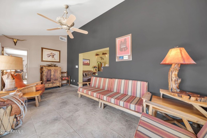 Walkout to rear covered patio