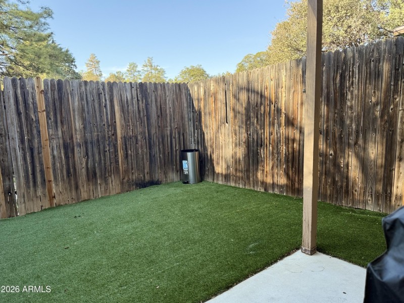backyard with covered patio