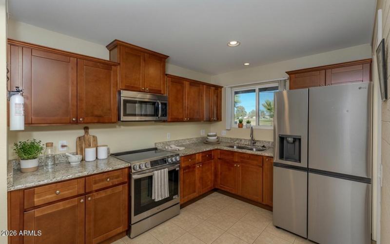 Kitchen- virtually staged