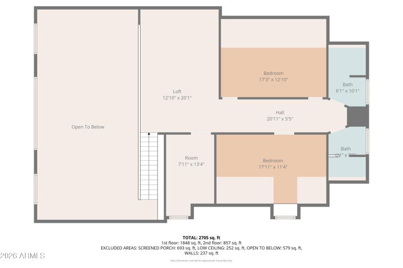 FLOORPLAN 2ND LEVEL