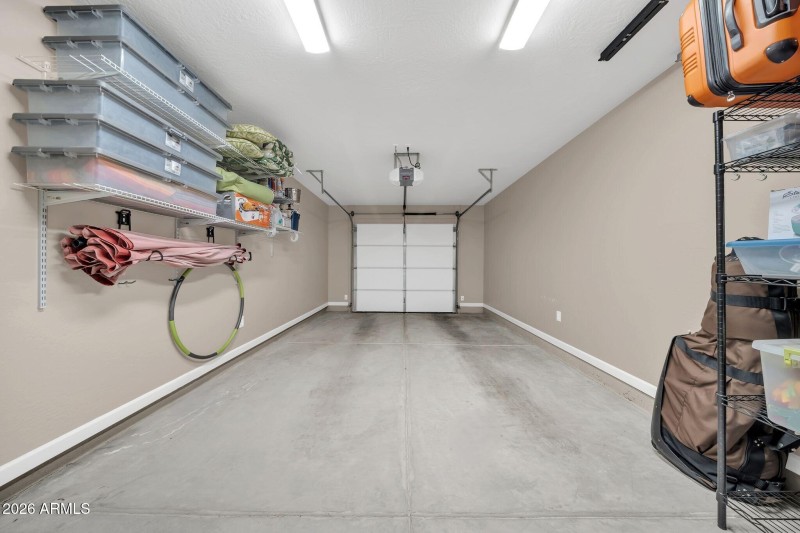 Extra deep recently added garage