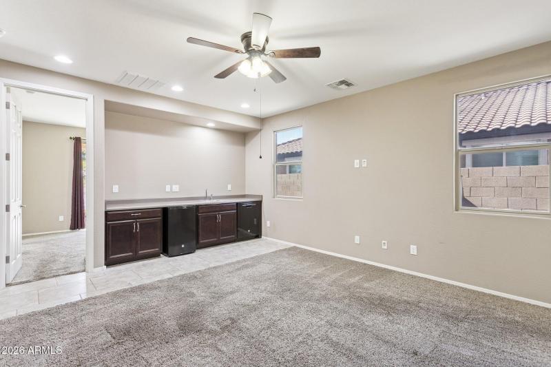 Kitchenette in Casita