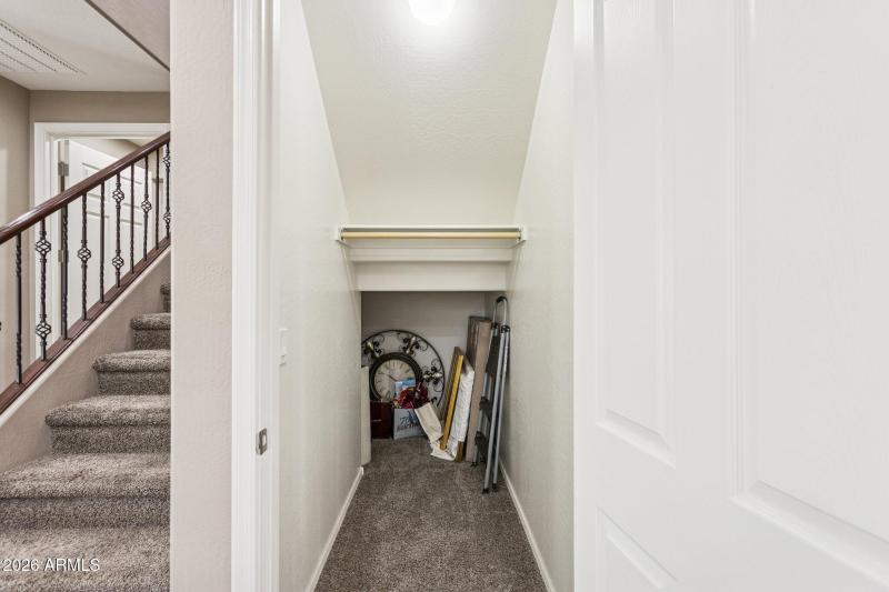 Additional Storage Under Stairs