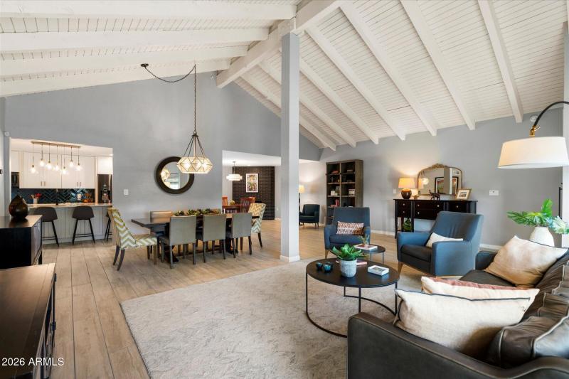 Vaulted wood ceilings