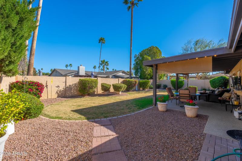 Spacious Private Backyard