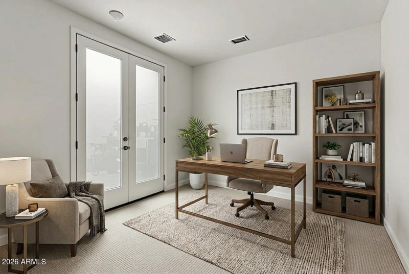 Office/Den (virtually staged)