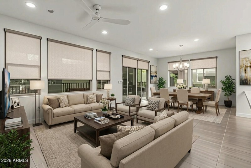 Living room (virtually staged)