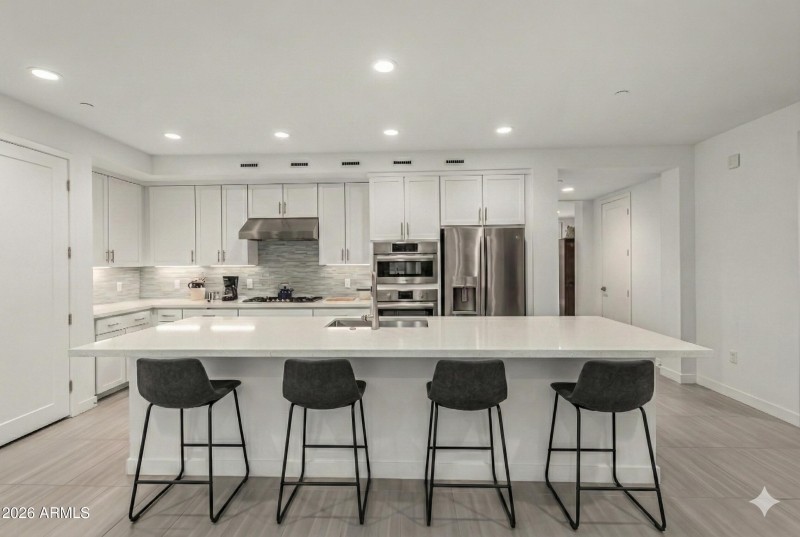 Kitchen (virtually staged)