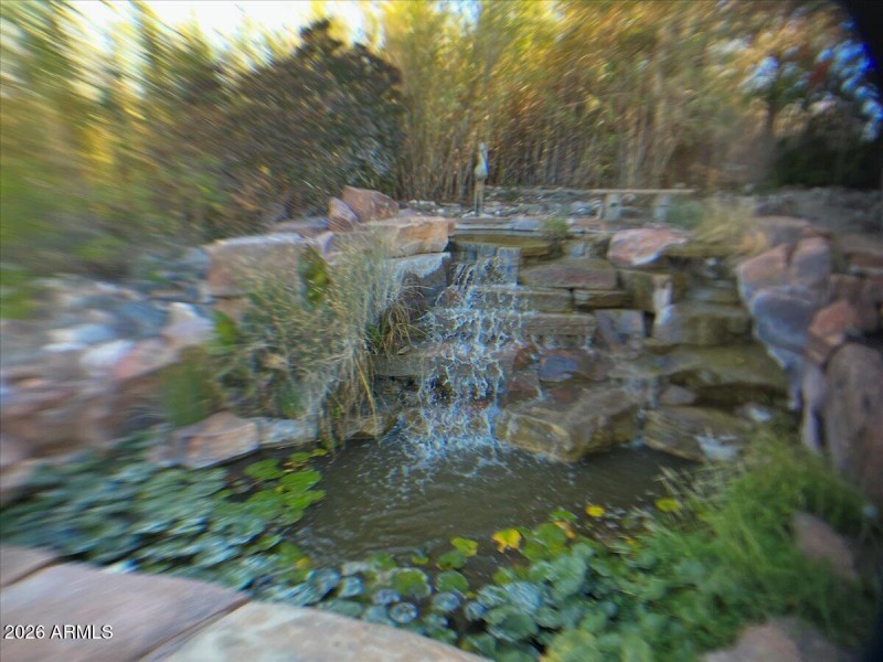 Backyard Waterfall