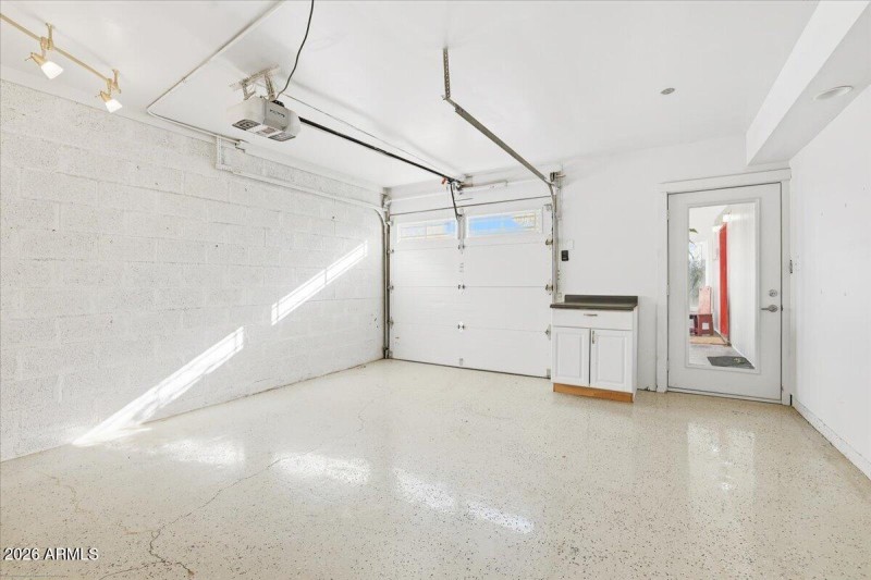 Attached One-Car Garage