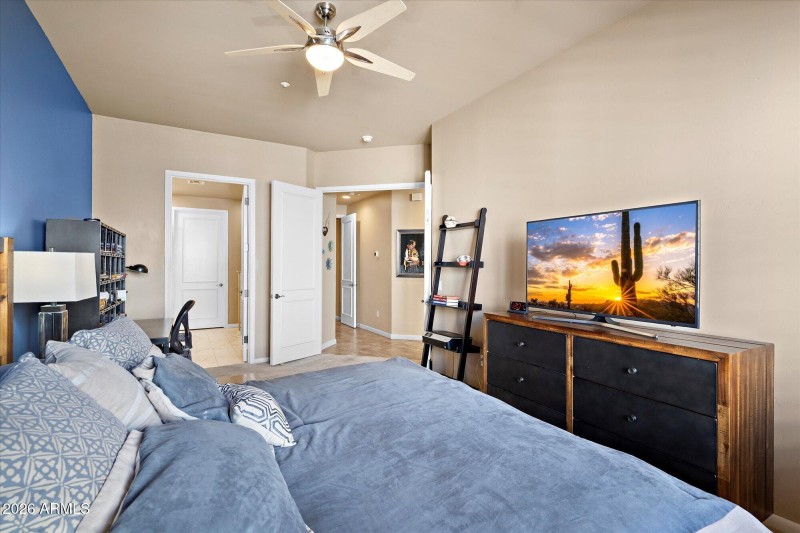 Master bedroom toward hallway