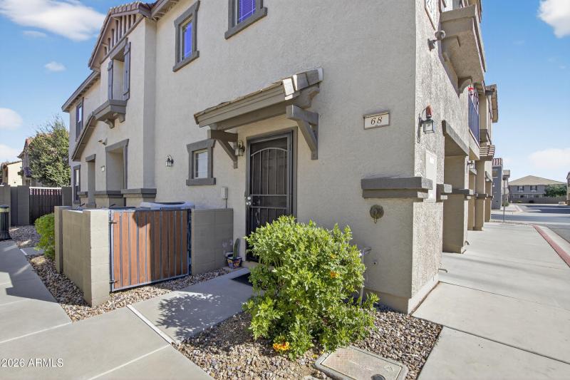 Exterior Entrance w/security gate