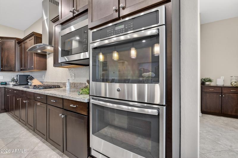 Double Ovens plus gas cooktop