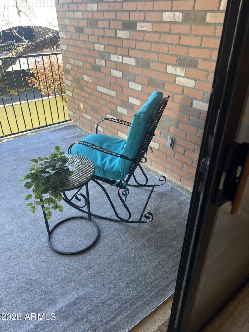 Patio off dining area