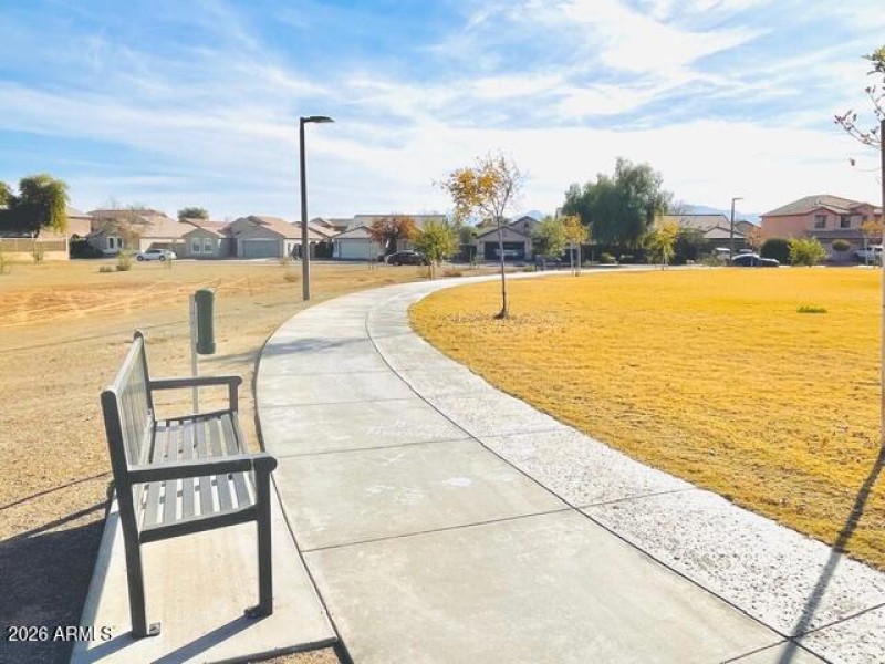 8521 park walking path_bench