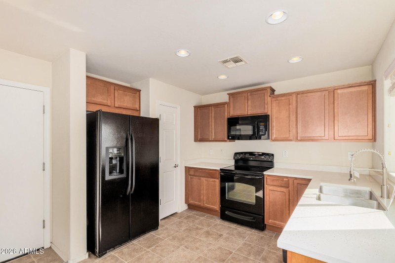 Open Kitchen with New Countertops