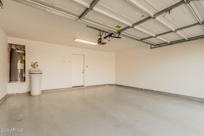 Clean Garage With New Water Heater