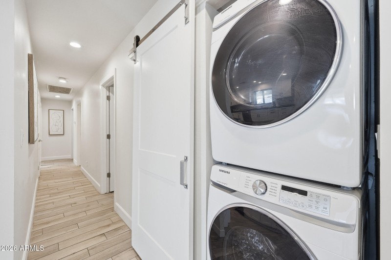 Full-Size Laundry Area