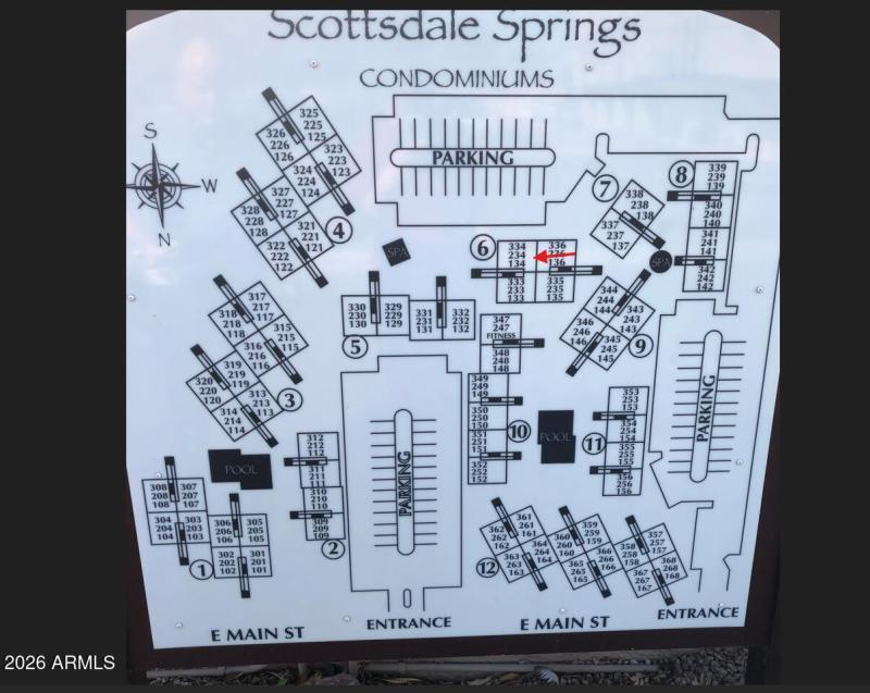 Scottsdale Springs Map 234