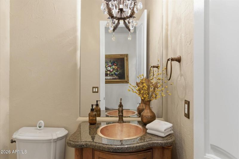 Granite Vanity & Copper Sink