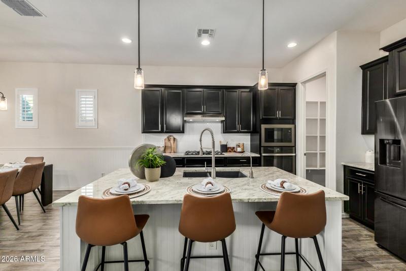 Extended Kitchen Island