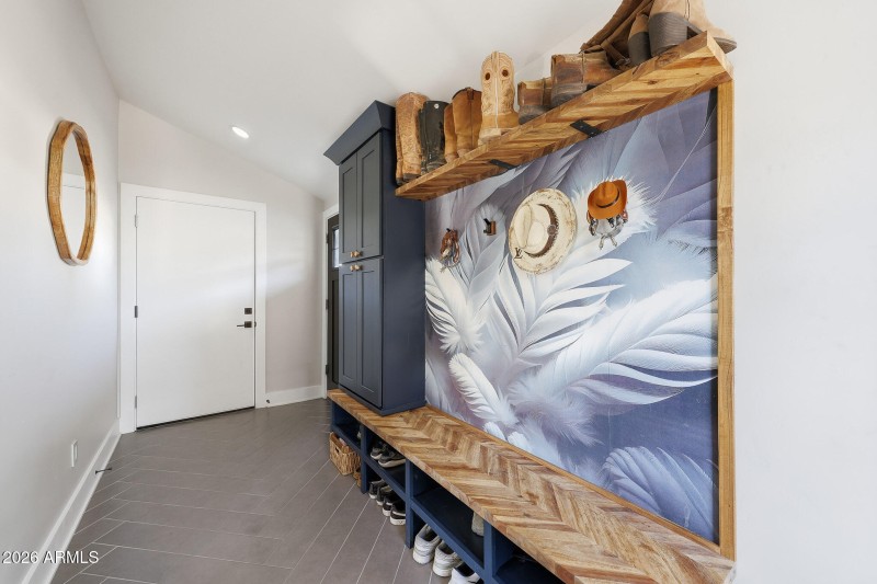Mud Room from garage